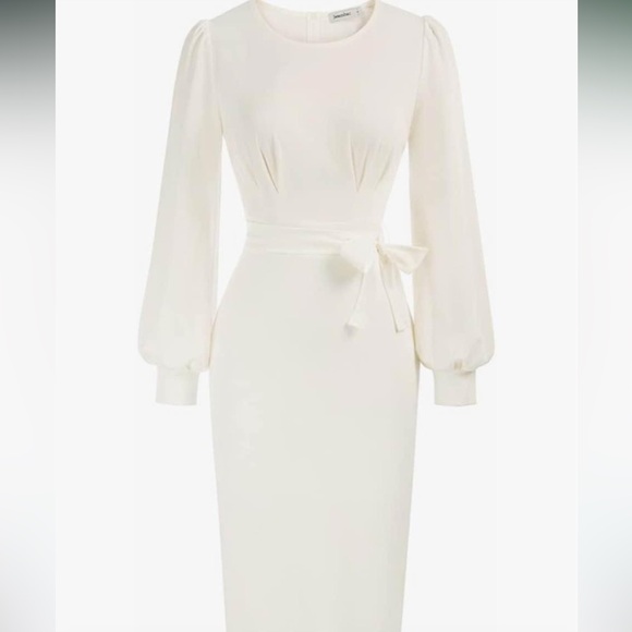 Brand New White Bodycon Dress - Picture 3 of 6